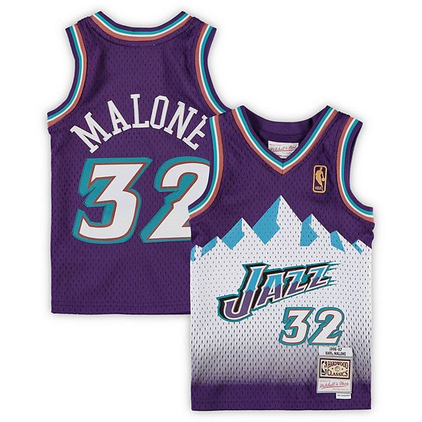 Men's Utah Jazz Karl Malone Icon Edition Jersey - Purple L / Purple