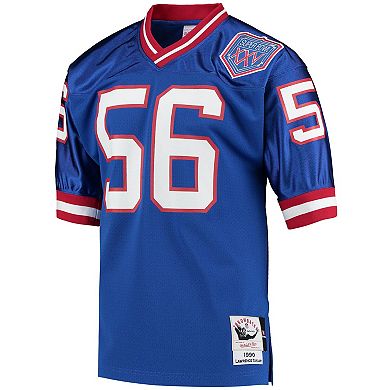 Men's Mitchell & Ness Lawrence Taylor Royal New York Giants 1990 Authentic Throwback Retired Player Jersey