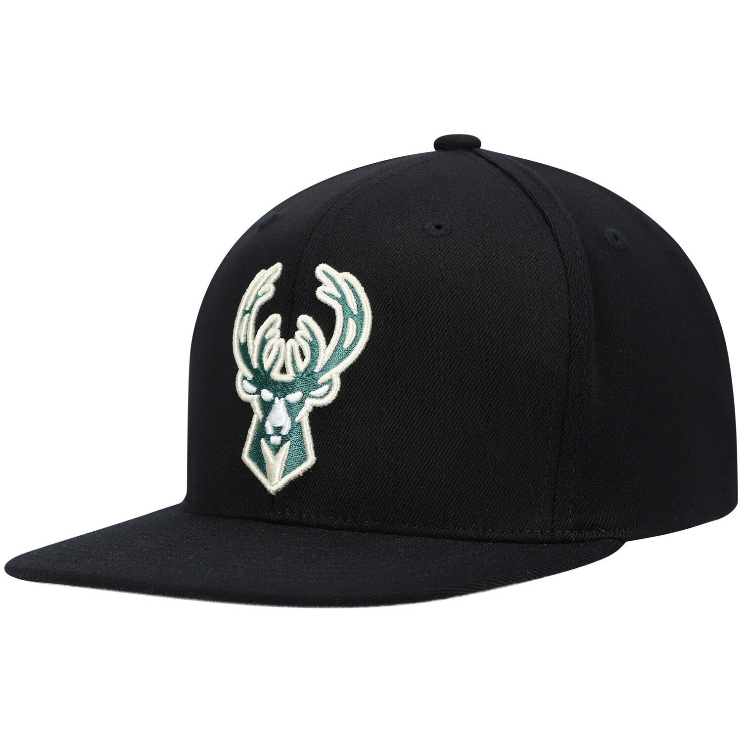Image for Unbranded Men's Mitchell & Ness Black Milwaukee Bucks Downtime Redline Snapback Hat at Kohl's.