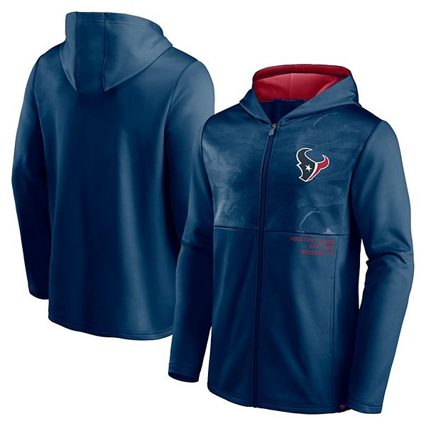 : Fanatics Men's Navy Houston Texans Defender Full-Zip Hoodie  Jacket : Sports & Outdoors