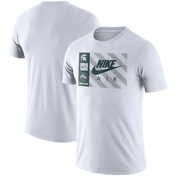 Men's Nike White Michigan State Spartans Air Box T-Shirt