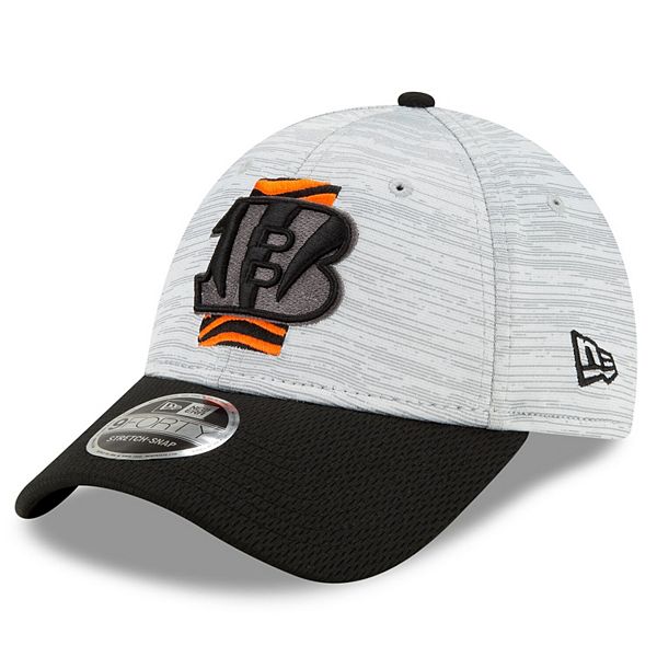 Youth New Era Gray/Black Cincinnati Bengals 2021 NFL Training Camp Official  9FORTY Adjustable Hat