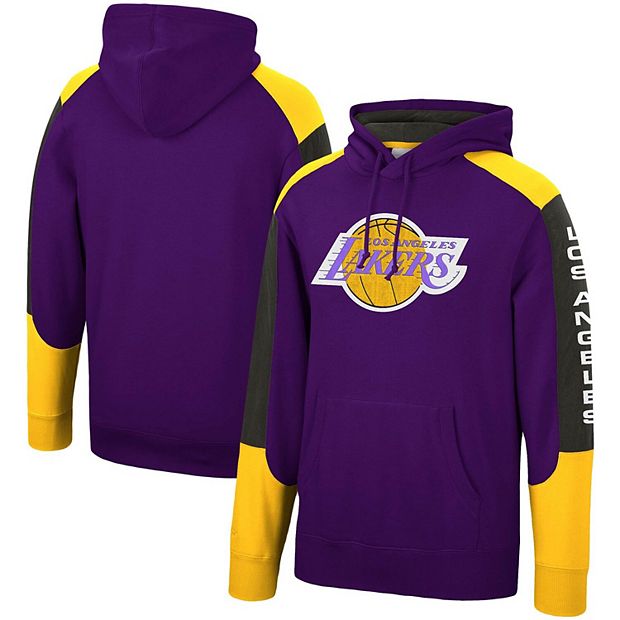 Los Angeles Lakers Hoodie from Homage. | Ash | Vintage Apparel from Homage.