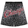 Men's Mitchell & Ness Black Chicago Bulls Big & Tall Hardwood Classics Jumbotron Shorts