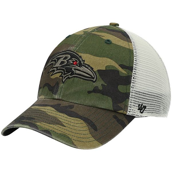 Baltimore Ravens '47 Brand Fan Favorite Clean Up Strapback Hat