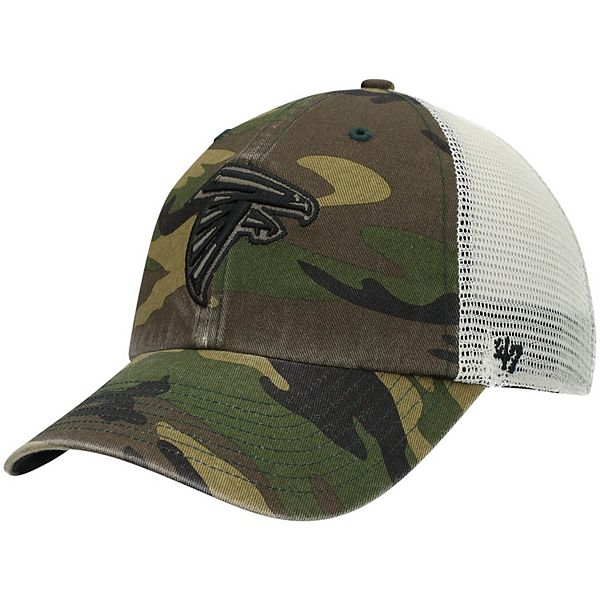 Men's '47 Camo Atlanta Falcons Branson Clean Up Trucker Hat