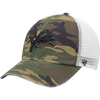 47 Brand Detroit Lions Steady Two-Tone CLEAN UP Cap - Macy's