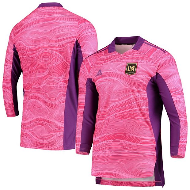 Men's adidas Pink LAFC 2021 Goalkeeper Long Sleeve Jersey