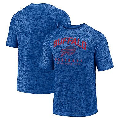 Men's Fanatics Branded Royal Buffalo Bills Shade Battle Ready Raglan Space-Dye T-Shirt