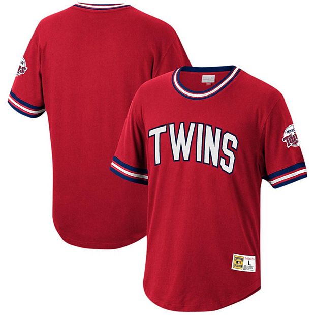 Youth Mitchell & Ness Red Minnesota Twins Cooperstown Collection