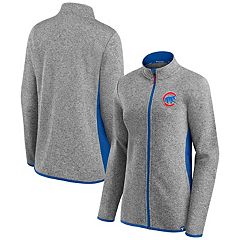 Chicago Cubs Columbia Fast Trek Royal Fleece Half-Zip Jacket Small