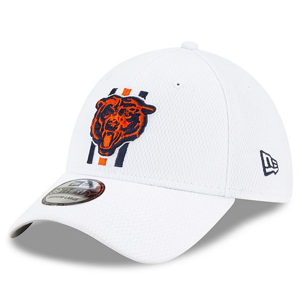 Men's Chicago Bears New Era White/Navy 2023 Sideline 39THIRTY Flex Hat in  2023