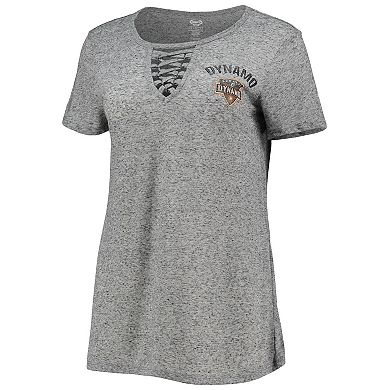 Women's Concepts Sport Gray Houston Dynamo FC Podium T-Shirt