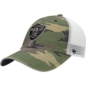 Men's '47 Camo Las Vegas Raiders Branson Clean Up Trucker Hat