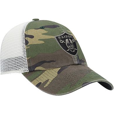 Men's '47 Camo Las Vegas Raiders Branson Clean Up Trucker Hat