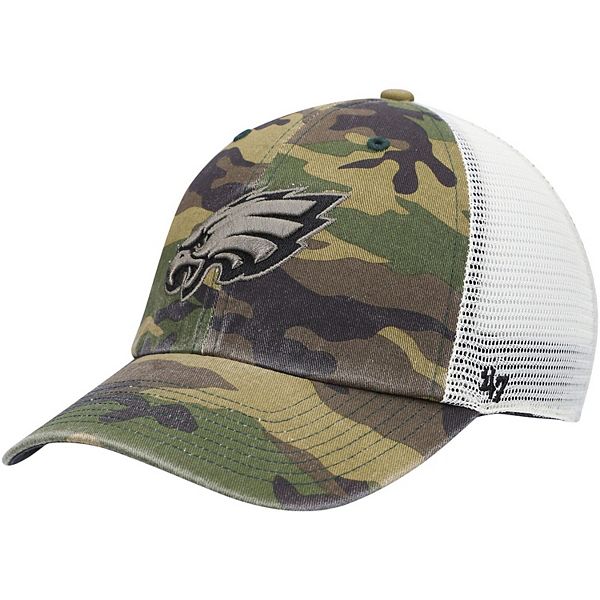 47 Men's Philadelphia Eagles Camo Cleanup Adjustable Hat