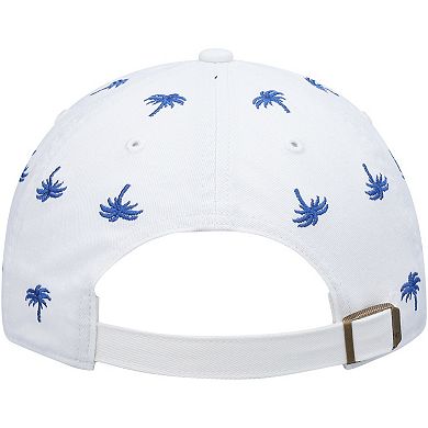 Women's '47 White Los Angeles Rams Confetti Clean Up Adjustable Hat