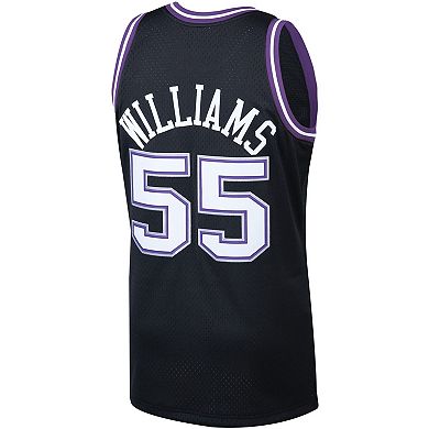 Men's Mitchell & Ness Jason Williams Black Sacramento Kings 2000/01 Hardwood Classics Swingman Jersey