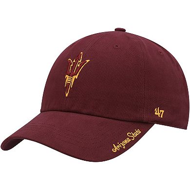 Women's '47 Maroon Arizona State Sun Devils Miata Clean Up Logo Adjustable Hat