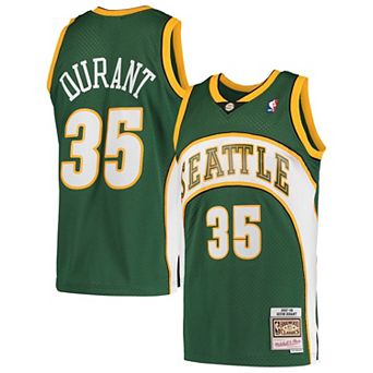 Men's Mitchell & Ness Kevin Durant Green Seattle SuperSonics Hardwood Classics 2007-08 Swingman Jersey