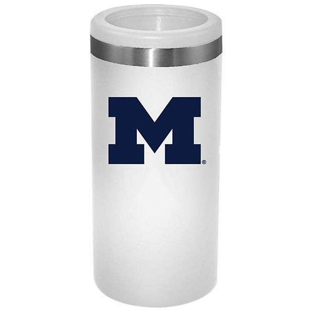 Michigan Wolverines Team Logo 12oz. Slim Can Holder