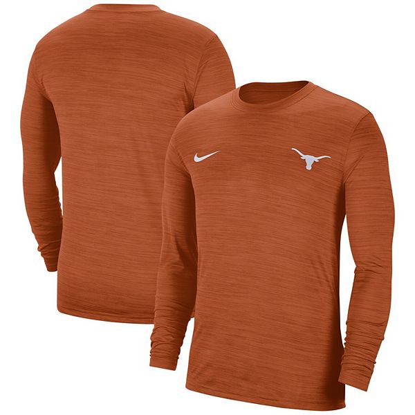 Nike Men's Houston Texans Sideline Legend Velocity Long Sleeve T-Shirt - Marine - XL (extra Large)