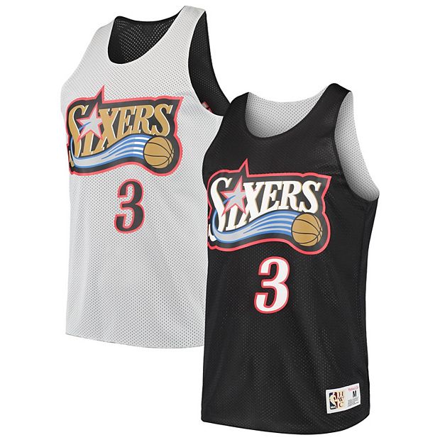 Men's Mitchell & Ness Gray Philadelphia 76ers Hardwood Classics