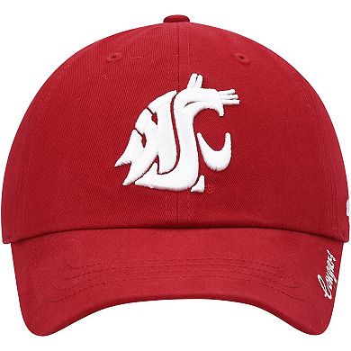 Women's '47 Crimson Washington State Cougars Miata Clean Up Logo Adjustable Hat