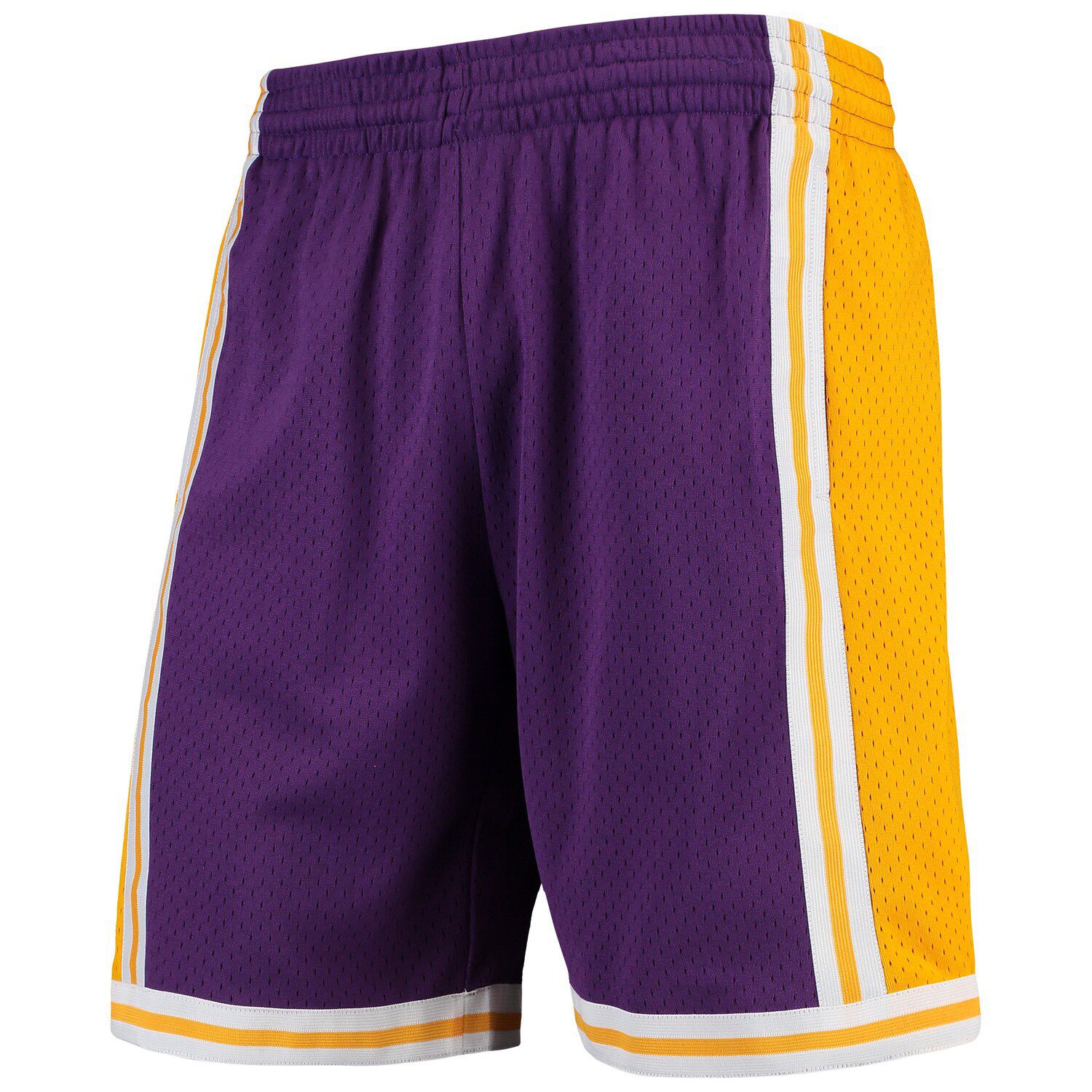 Women's Mitchell & Ness NBA 75th Gold Lakers Shorts S