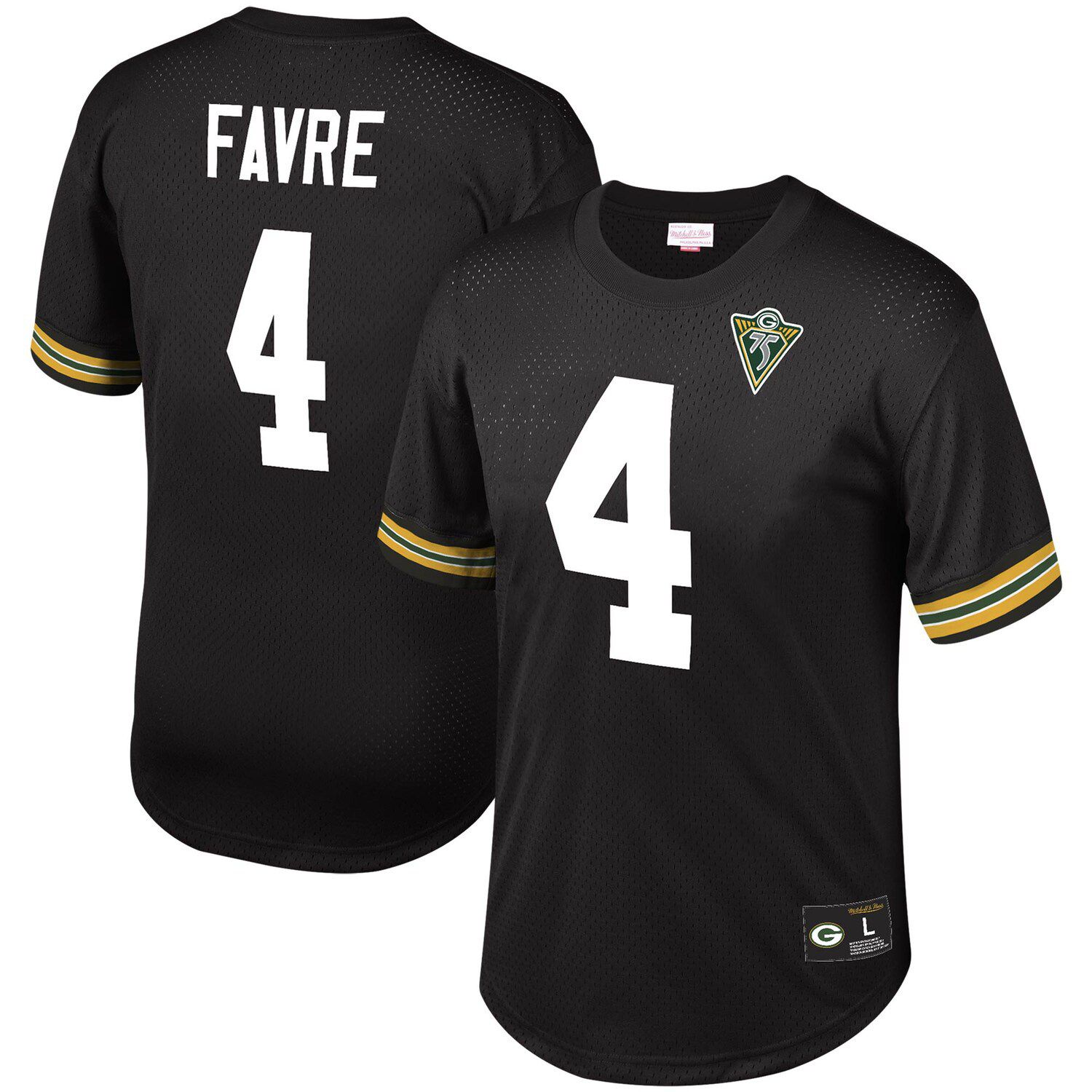 Mitchell & Ness Boys Youth Brett Favre Green Green Bay Packers Retired  Player Name and Number Pullover Hoodie