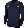 Men's Nike Navy West Virginia Mountaineers Velocity Legend Performance Long Sleeve T-Shirt