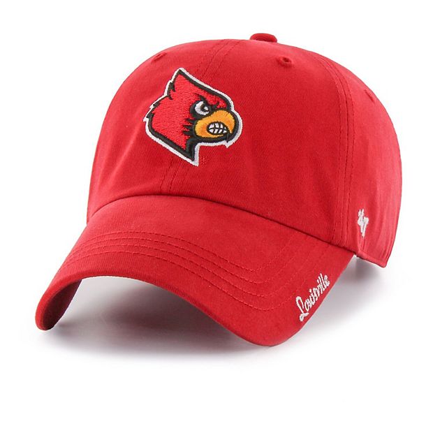 red louisville hat