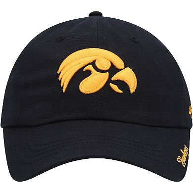 Women's '47 Black Iowa Hawkeyes Miata Clean Up Logo Adjustable Hat