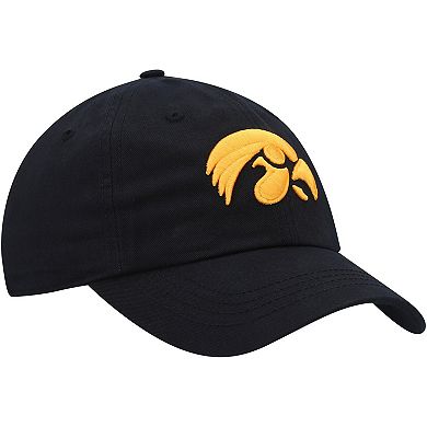 Women's '47 Black Iowa Hawkeyes Miata Clean Up Logo Adjustable Hat
