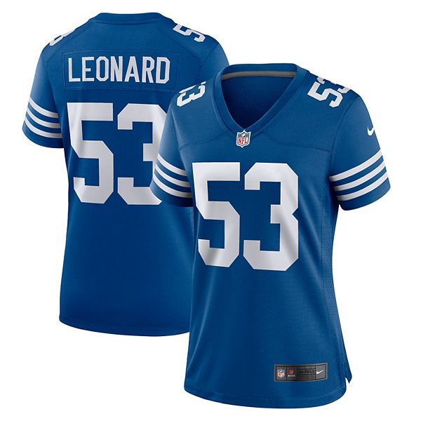 Nike Women's Darius Leonard Royal Indianapolis Colts Alternate Game Jersey - Royal