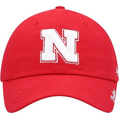 Women's '47 Scarlet Nebraska Huskers Miata Clean Up Logo Adjustable Hat