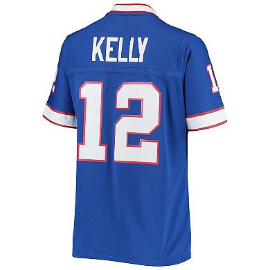 Women's Mitchell & Ness Jim Kelly Royal Buffalo Bills 1990 Legacy Replica Jersey