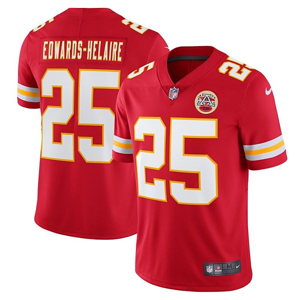 Men's Nike Clyde Edwards-Helaire Red Kansas City Chiefs Vapor Limited ...