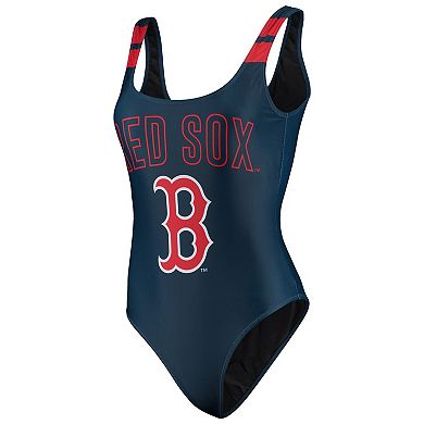 Women's FOCO Navy Boston Red Sox One-Piece Bathing Suit