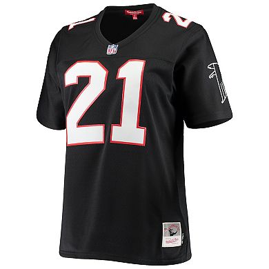 Women's Mitchell & Ness Deion Sanders Black Atlanta Falcons Legacy Replica Team Jersey