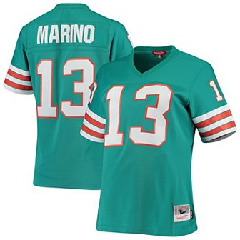 Women's Mitchell & Ness Dan Marino Aqua Miami Dolphins 1984 Legacy Replica Jersey