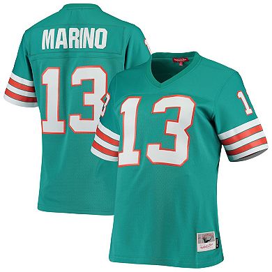 Women's Mitchell & Ness Dan Marino Aqua Miami Dolphins 1984 Legacy Replica Jersey