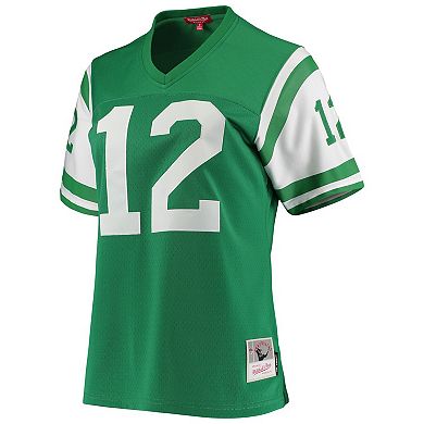 Women's Mitchell & Ness Joe Namath Green New York Jets 1969 Legacy Replica Jersey