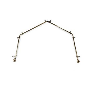 Rod Desyne Jordana 13/16" 4-Sided Bay Window Curtain Rod