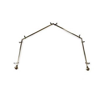 Rod Desyne Alma 13/16" 4-Sided Bay Window Curtain Rod