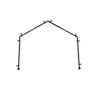 Rod Desyne Alma 13/16" 4-Sided Bay Window Curtain Rod