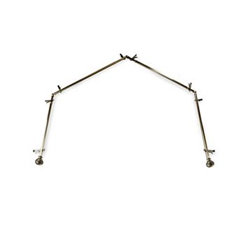 Rod Desyne Naomi 13/16" 4-Sided Bay Window Curtain Rod