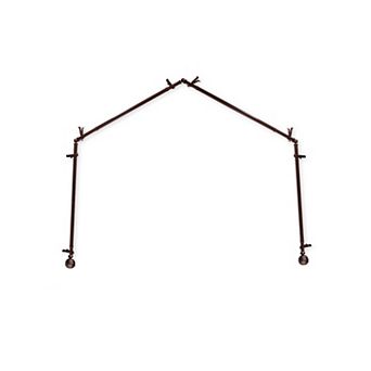 Rod Desyne Poise 13/16" 4-Sided Bay Window Curtain Rod