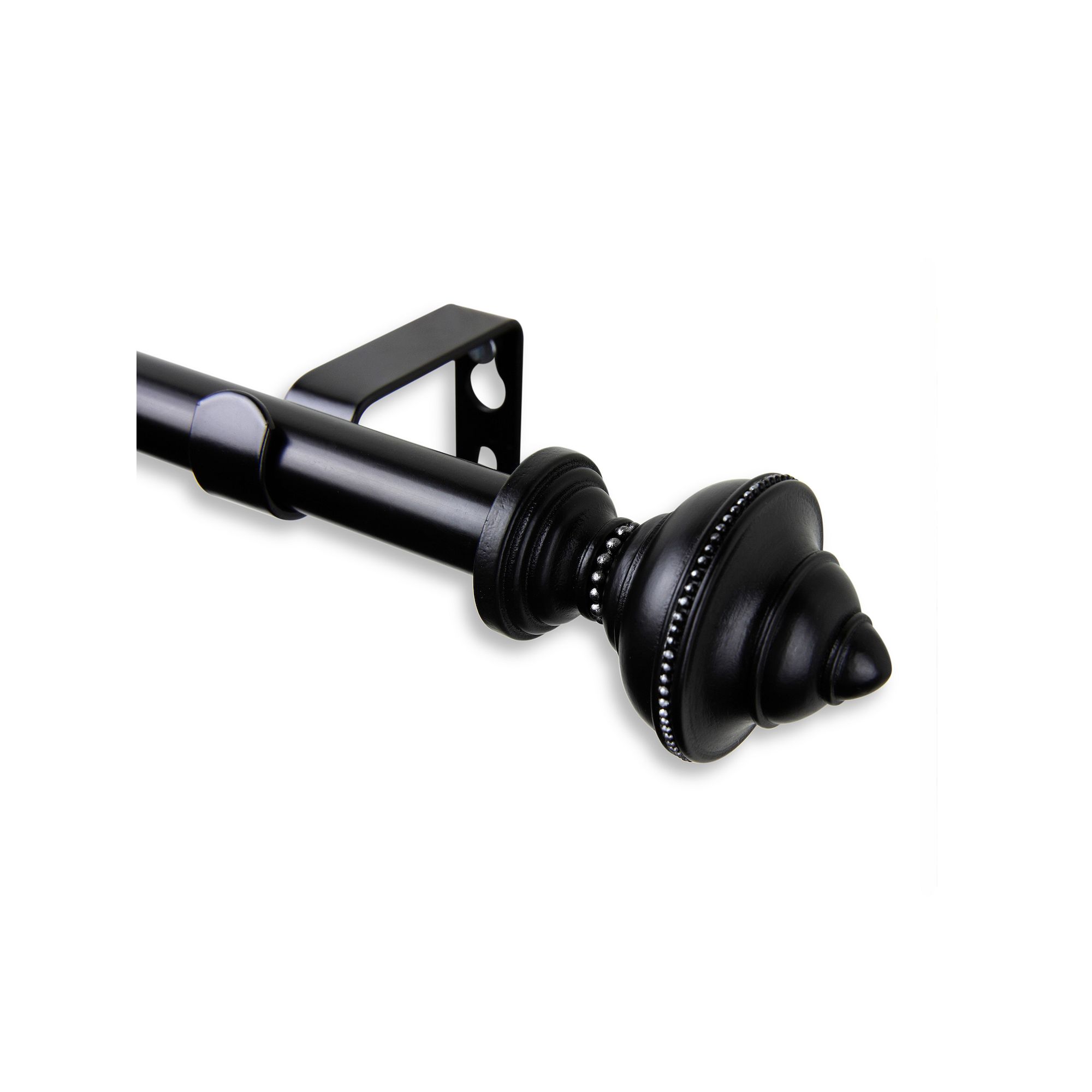 Rod Desyne Palace 5/8 Single Curtain Rod 84 - 120, Black