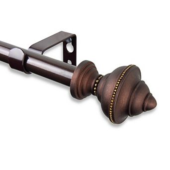 Rod Desyne Palace 5/8" Single Curtain Rod 84" - 120"